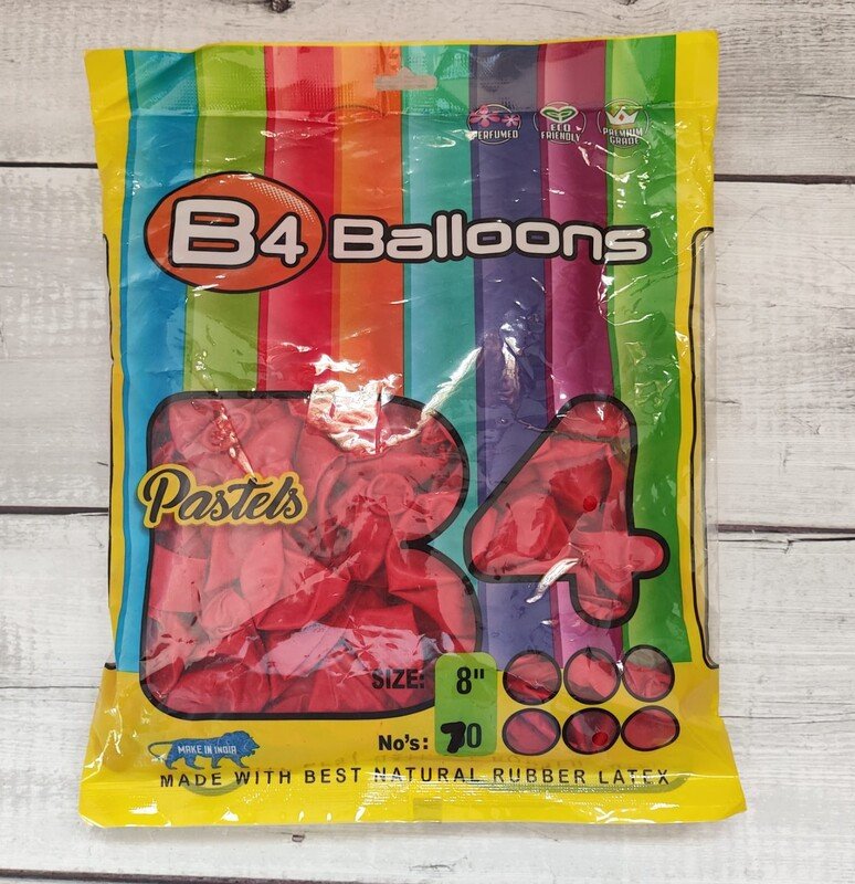 B4 Pastel Red Decorations Coimbatore (Pack of 70) – Vgo Events