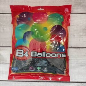 B4 STANDARD BLACK BALLOONS
