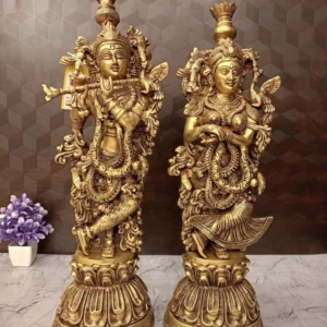 Buy brass Radha Krishna statue online