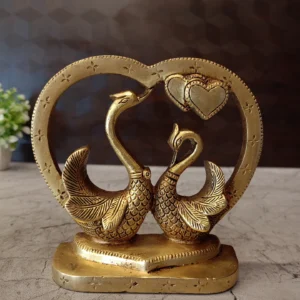 Buy brass swan pair showpiece online