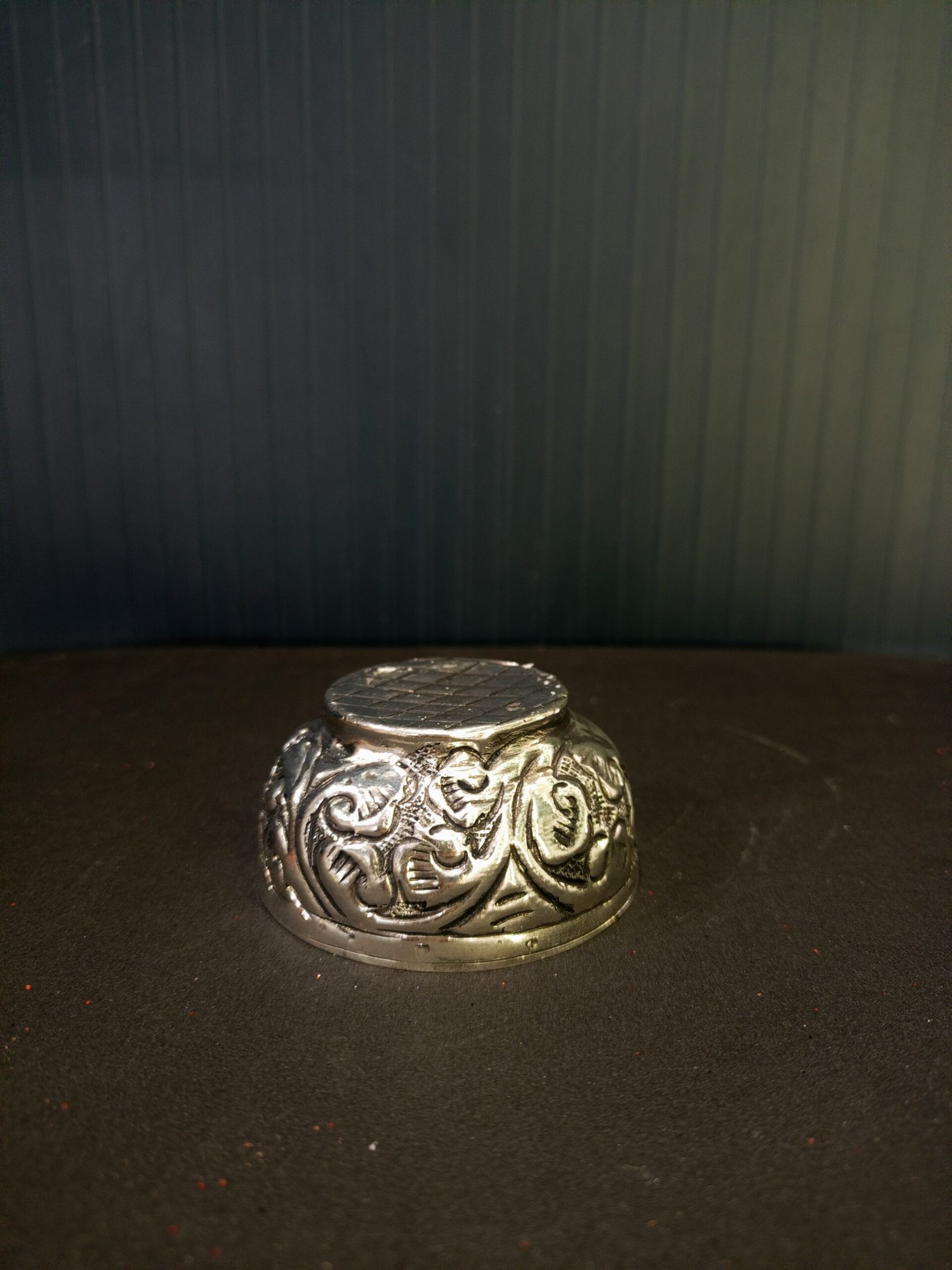 German Silver Small KuKum Bowl - Image 2