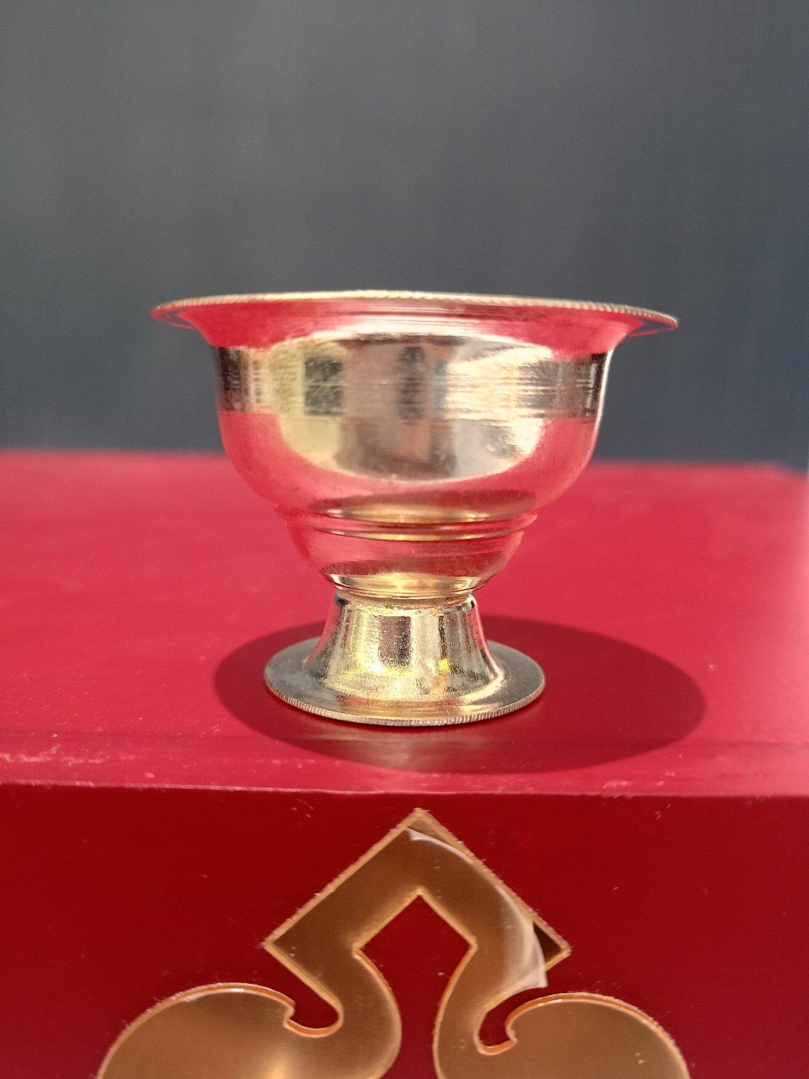 German Silver Thirunur Kumkum Bowl for Pooja