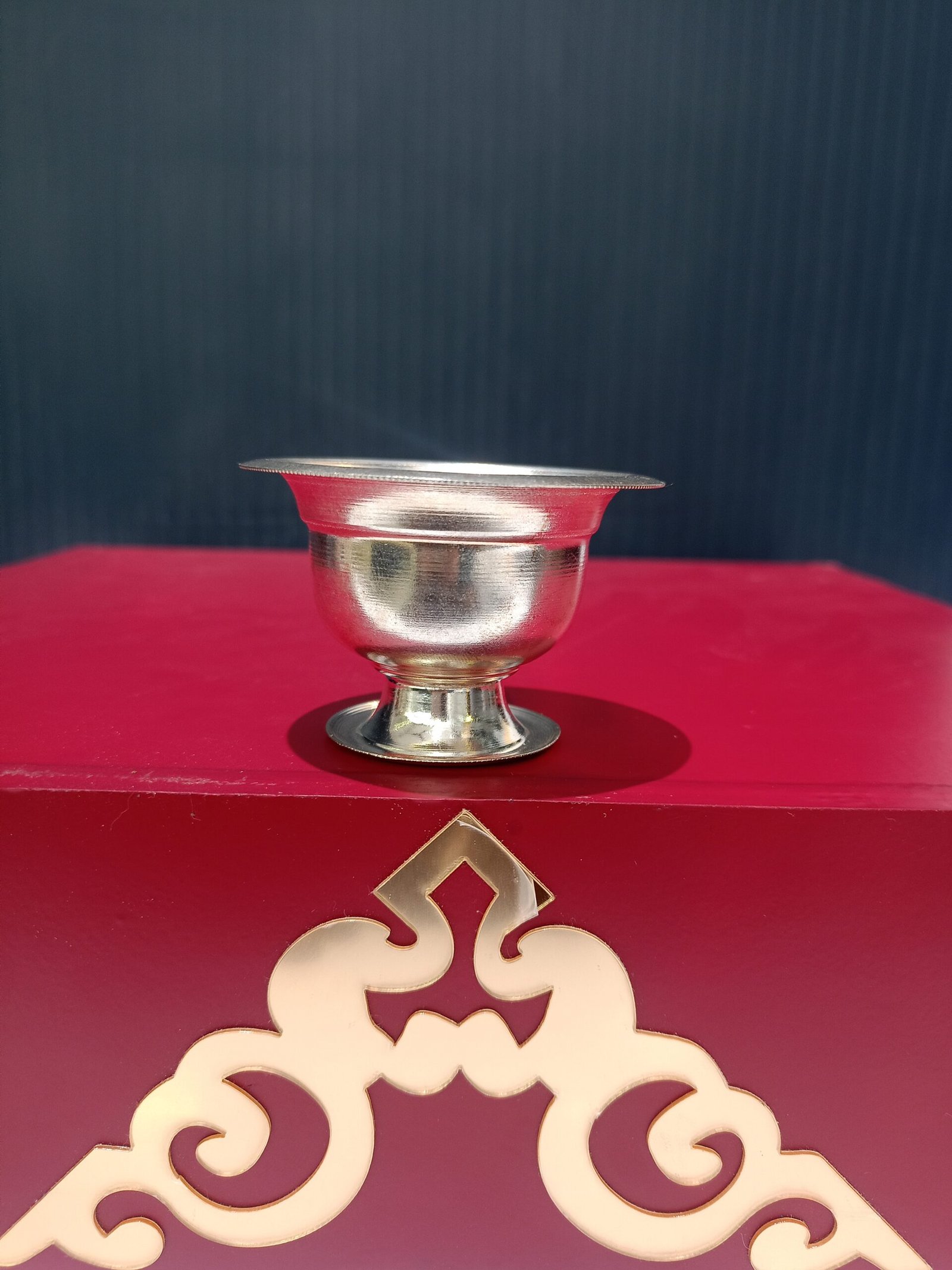 German Silver Thirunur Kumkum Bowl for Pooja
